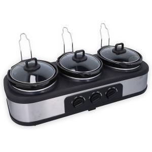 Aparat de gatit cu 3 boluri de 1,3l cu gatire lenta "Dunlop Slow Cooker XL" - Image 3