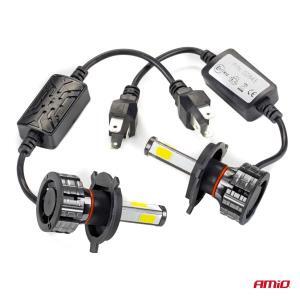 Instalatie LED COB 2Side AMiO, compatibil H4, destinat competitiilor auto sau off-road - Image 6