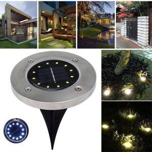 Lampa Solara estetica exterioara de gradina, cu 16 LED-uri, cu suport scurt - Image 3