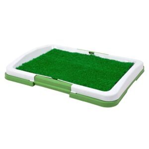 Litiera Inteligenta cu iarba artificiala pentru caini si catei de talie mica, 47 x 34cm - Image 3