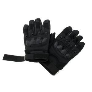 Manusi Tactice cu elemente de protectie, marime L, cu destinatie Moto, ATV, SSV, QUAD, culoare Neagra - Image 6