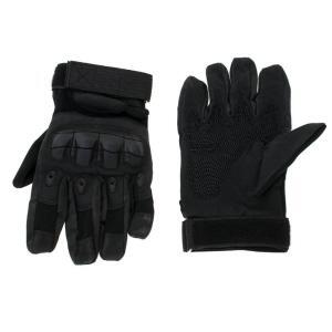 Manusi Tactice cu elemente de protectie, marime L, cu destinatie Moto, ATV, SSV, QUAD, culoare Neagra - Image 4