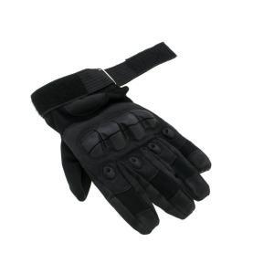 Manusi Tactice cu elemente de protectie, marime XL, cu destinatie Moto, ATV, SSV, QUAD, culoare Neagra - Image 5