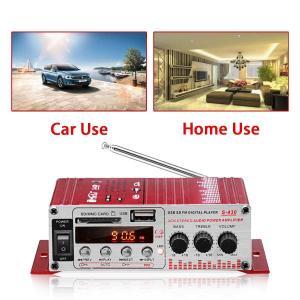 MINI amplificator auto, stereo, 12V, 40 W, radio FM, citire USB sau card SD, cu telecomanda - Image 4