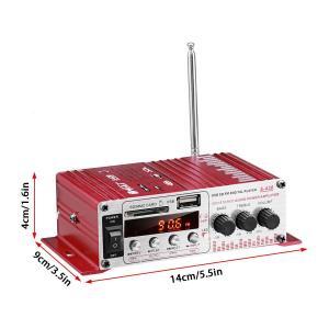 MINI amplificator auto, stereo, 12V, 40 W, radio FM, citire USB sau card SD, cu telecomanda - Image 5