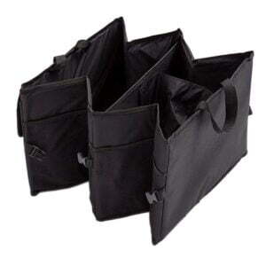 Organizator portbagaj auto cu 9 buzunare, 55 x 38 x 26cm, culoare neagra - Image 5