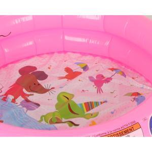 Piscina Gonflabila pentru copii, model MINI, culoare Roz, diametru 61 cm - Image 3