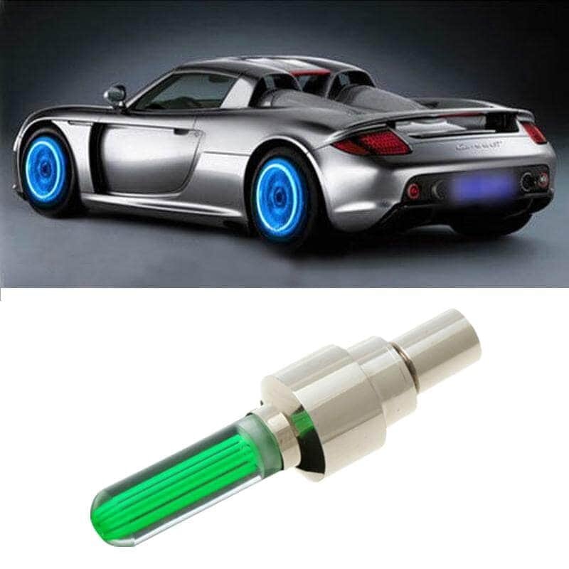 Set 2 Capace Valva cu LED Verde, cu senzor de lumina si miscare - Alemax