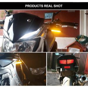 Set 2 lampi Semnalizare Moto SECVENTIALA, cu LED-uri Samsung, cu 2 functii, pozitie si semnalizare, 12V - Image 8