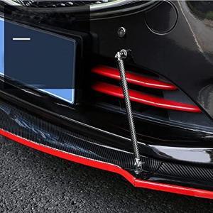 Set 2 Tije din Aluminiu reglabile pentru Consolidare Spoiler, lungime 10cm, IMITATIE CARBON - Image 3