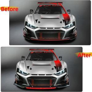 Set 2 Tije din Aluminiu reglabile pentru Consolidare Spoiler, lungime 15cm, IMITATIE CARBON - Image 5