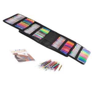 Set 242 piese, Pixuri cu gel multicolor + Rezerve + Carte de colorat + Penar - Image 5