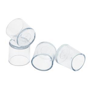 Set 4 buc. protectii anti-zgarieturi picioare scaun, diametru 19mm, culoare transparent - Image 4