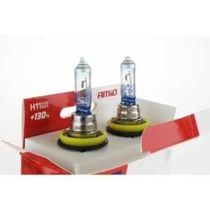 Set becuri cu halogen H11 12V 55W LumiTec LIMITED + 130% DUO BOX - Image 3