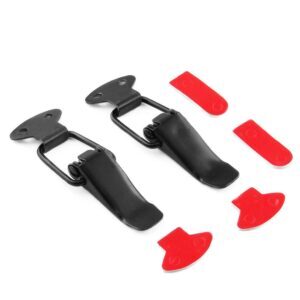 Set clipsuri pentru capota, 57 mm, culoare neagra - Image 3