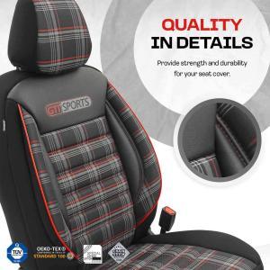 Set huse scaun auto PREMIUM, Universale, fractionate, OTOM GTI SPORT 801 - Image 8