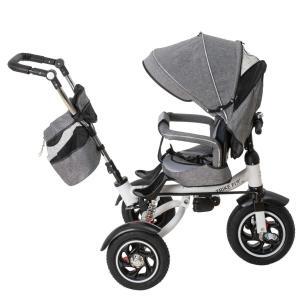 Tricicleta si Carucior pentru copii Premium TRIKE FIX V3 culoare Gri - Image 3