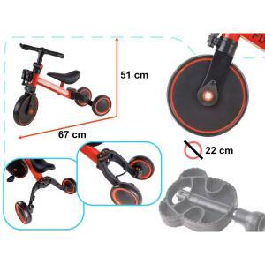 Tricicleta TRIKE FIX MINI, 3in1 adaptabila, culoare Rosie - Image 4