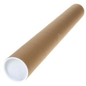 Tub din carton pentru protectie la transport folii si printuri, lungime 130 cm, diametru Ø76mm, grosime perete 4mm - Image 5