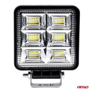 Proiector LED pentru Off-Road, ATV, SSV, putere 144W, culoare 6500K, tensiune 9-36V, dimensiuni 110 x 110 x 35 mm - Image 3