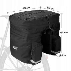 Geanta Dubla de transport pentru biciclete, impermeabila, capacitate 60l, dimensiuni: 44 x 44 x 20 cm - Image 3