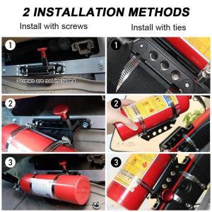 Suport universal pentru Extinctor, Stingator, cu prindere pe rollbar sau cabina, destinatie ATV, SSV, UTV, Off-Road - Image 5