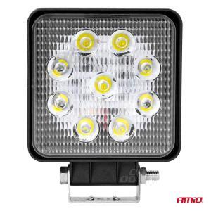 Proiector LED pentru Off-Road, ATV, SSV, culoare 6500K, LED FLOOD,, tensiune 9 - 36V, dimensiune, 110 x 110 mm - Image 3