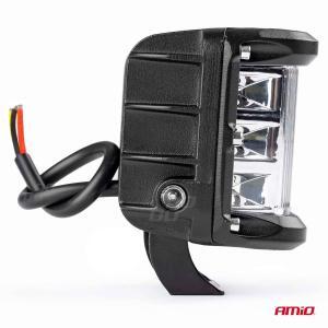 Proiector LED pentru Off-Road, ATV, SSV, culoare 6500K, cu doua functii, tensiune 9 - 36V, dimensiune, 110 x 75 mm - Image 5