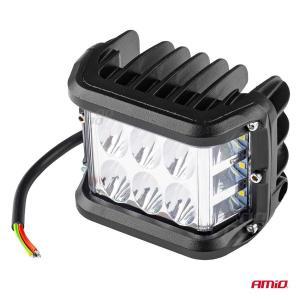 Proiector LED pentru Off-Road, ATV, SSV, culoare 6500K, cu doua functii, tensiune 9 - 36V, dimensiune, 110 x 75 mm - Image 7