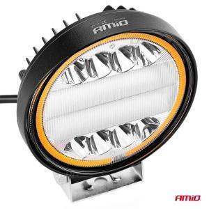 Proiector LED pentru Off-Road, ATV, SSV, cu functie de semnalizare, culoare 6500K, 3360 lm, tensiune 9 - 36V, diametru Ø110 mm - Image 4