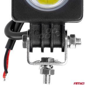 Proiector LED pentru Off-Road, ATV, SSV, culoare 6500K, 1000 lm, tensiune 9 - 36V, dimensiune 50 x 50 mm - Image 5