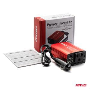 Convertor de tensiune 12V -> 230V, 150W/300W, 2 x USB 5V - Image 5