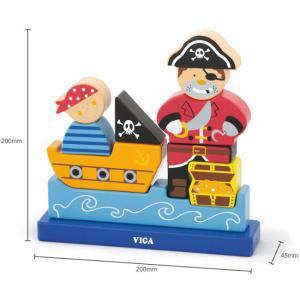 Puzzle 3D Magnetic Pirat Viga Toys - Image 6