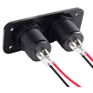 Voltmetru cu 2 x porturi incarcare USB, pentru vehicule offroad, ATV, SSV, quad, moto sau utilaje agricole, alimentare 12V - Image 4