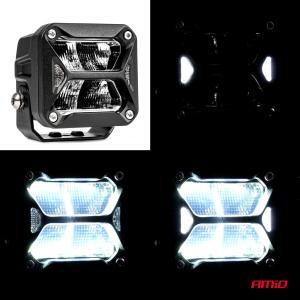 Proiector LED "PRO SERIES" cu doua functii pentru Off-Road, ATV, SSV, putere 18W, 1800lm, culoare 6000K, tensiune 10-30V, dimensiuni 82 x 78 x 76 mm - Image 7