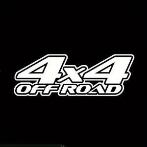 Sticker autoadeziv pentru vehicule Off Road, model "4x4 Off Road", dimensiune 29 x 11 cm, culoare Alba - Image 3