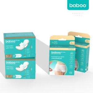 Set Chiloti Postnatali Din Plasa Baboo - 2 bucati, Marime L - Image 3