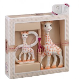 Set Cadou SOPHIEsticat Cu Girafa Sophie Si Inel Dentitie