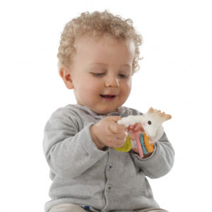 Set Cadou SOPHIEsticat Cu Girafa Sophie Si inel de dentitie Colo'Rings - Image 4