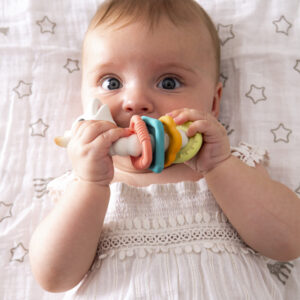 Set Cadou SOPHIEsticat Cu Girafa Sophie Si inel de dentitie Colo'Rings - Image 5