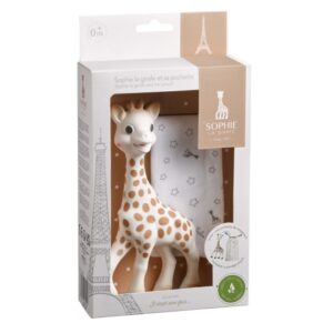 Cutie Cadou Girafa Sophie Si Saculet De Transport