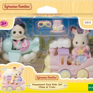 SYLVANIAN FAMILIES-SET PARC DISTRACTIE AVION SI TRENULET - Image 5