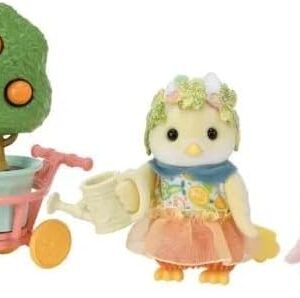 FIGURINE SYLVANIAN FAMILIES-FAMILIA PASARILOR CU PORTOCALE