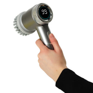 Perie electrica "5-in-1" cu 5 accesorii de curatare pentru baie, podea, rosturi faianta, piscina, cu afisaj cu LED si incarcare USB - Image 9