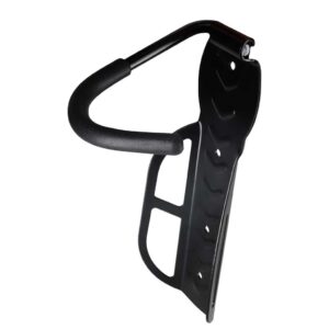 Suport pentru bicicleta cu prindere pe perete, rabatabil, metalic, culoare Neagra - Image 4