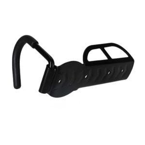 Suport pentru bicicleta cu prindere pe perete, rabatabil, metalic, culoare Neagra - Image 5