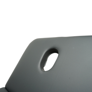 Masa de masaj pliabila, 3 zone, cadru lemn, spuma 5cm, inaltime 55-76cm, piele ecologica, dimensiuni 60x213cm, culoare Neagra - Image 10