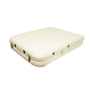 Masa de masaj pliabila, 2 zone, cadru lemn, spuma 5cm, inaltime 55-76cm, piele ecologica, dimensiuni 60x213cm, culoare Crem - Image 12