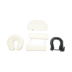 Masa de masaj pliabila, 2 zone, cadru lemn, spuma 5cm, inaltime 55-76cm, piele ecologica, dimensiuni 60x213cm, culoare Crem - Image 8