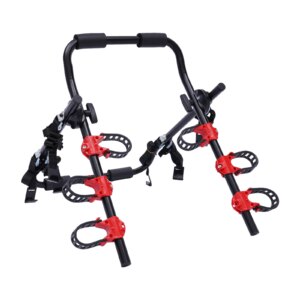 Suport auto pentru transport 3 biciclete, capacitate 58 kg, montaj rapid prin curele - Image 5